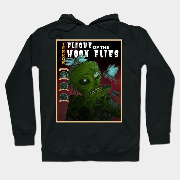 Plague of the Hook Flies Hoodie by BrokenGrin